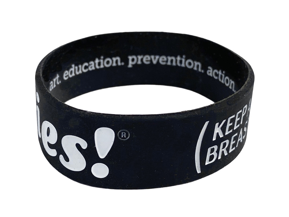 i love boobies! Classic Bracelet-Old School Black / White