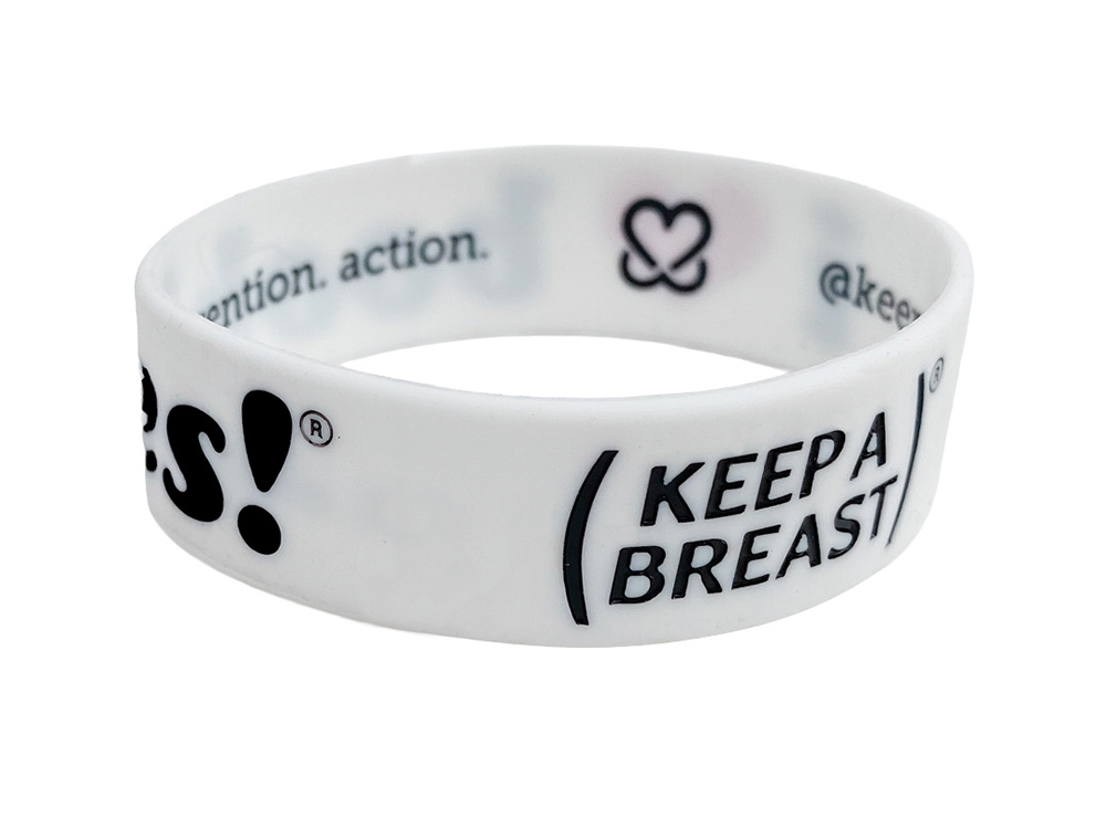 i love boobies! Classic Bracelet-Skater Boi White / Black