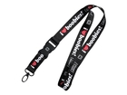 i love boobies! lanyard - Shadow Red Black / White / Red