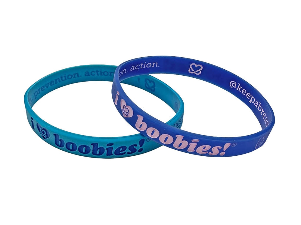 i love boobies! Mini Bracelet Pack- Blue Dream Baby Blue and Pink