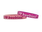 i love boobies! Mini Bracelet Pack - Cuite Pink and Baby Pink